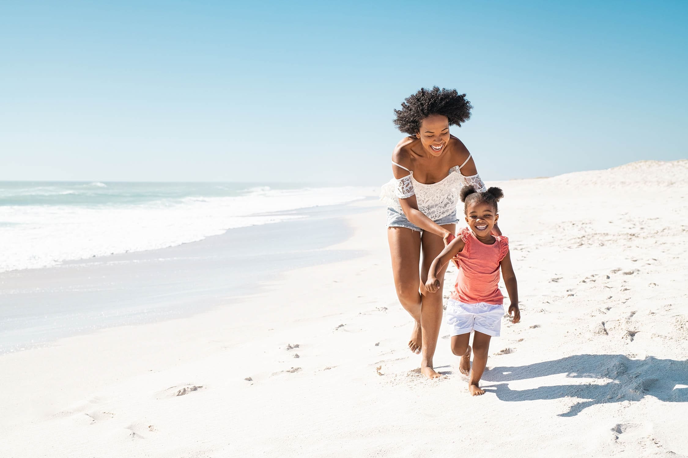 Your hospitality seo tactics should highlight your family-friendly appeal with an image that exudes joyful activities and sunshine at your resort.